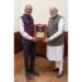 Govind Dholakia Presents Natural Diamond Navbharat Ratna to PM Modi, Symbolizing Dreams of New Bharat