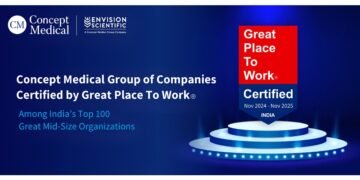 Concept Medical Group Earns Prestigious Great Place to Work Certification