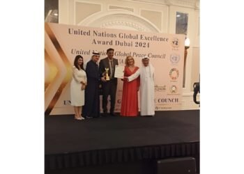 United Nations Global Peace Council in Dubai Presents Excellence Award to Dr. Arpit Chopra Jain