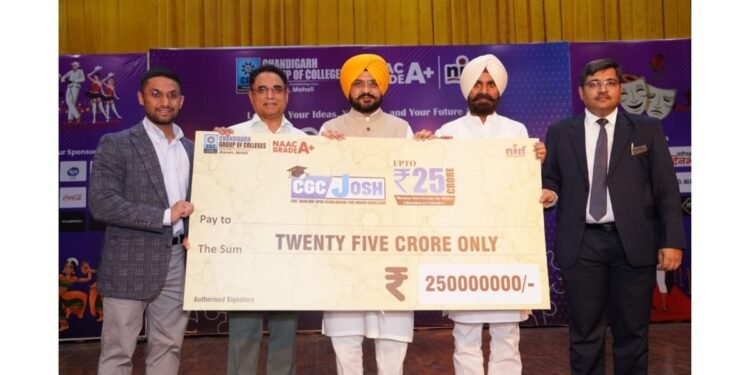 CGC Mohali Launches Rs. 25 Cr CGC Josh Scholarship 2025-26 Led by Chairman Rashpal Singh Dhaliwal