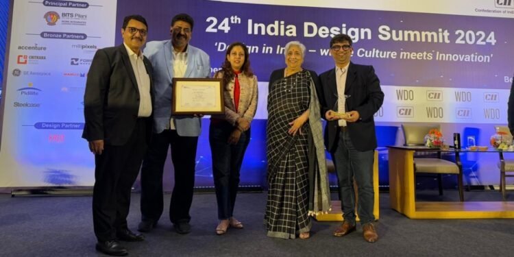 Blue Pebble Wins Gold at 24th CII Design Excellence Awards