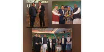 Dr. Basant Goel Honored with Prestigious Bharat Bhagya Nirmata Award by Seven Cabinet Ministers