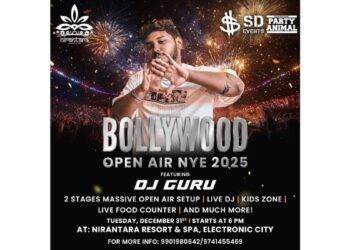Bengaluru’s Grandest Open-Air New Year Celebration: Bollywood Open Air 2025 – Early Bird Tickets at an Unbelievable Rs. 10!