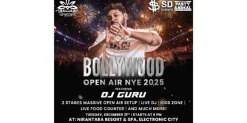 Bengaluru’s Grandest Open-Air New Year Celebration: Bollywood Open Air 2025 – Early Bird Tickets at an Unbelievable Rs. 10!