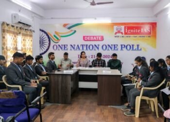 Ignite IAS Academy Hosts Debate the Pros and Cons of One Nation, One Election