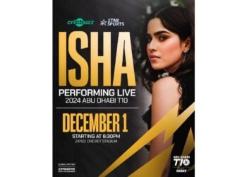 Isha Shah Mesmerizes a Global Audience at T10 League in Abu Dhabi
