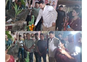 Shivsena Shinde Group Youth leader Arjun kandhari orchestrates first electronic hand pump in khar Danda