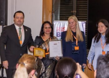 Smita Patil Receives Women Achiever of the Year Award at Rising Bharat Conclave in the UK Parliament