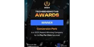 Conversion Perk Crowned 1 in TechBehemoths Awards 2024 for PPC, SEO, and Digital Strategy