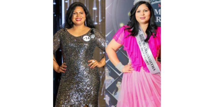 Priyanka Tembhurkar won the crown of mrs maharashtra golden heart diva 2024 at Diva pageant