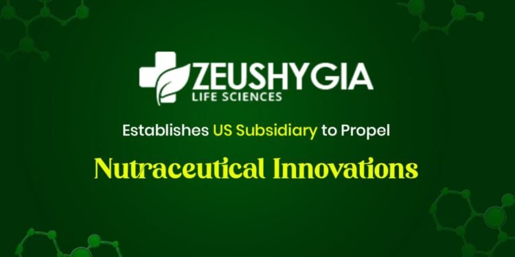 Zeus Hygia Lifesciences Establishes US Subsidiary to Propel Nutraceutical Innovations
