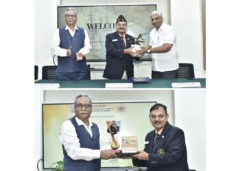 Commander Rajinder Dutta Inspires Young NCC Cadets at Sarvajanik University Event