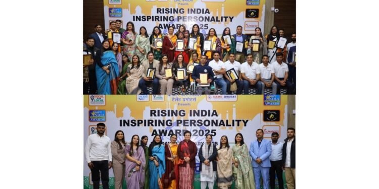 Celebrating Excellence : Rising India Awards 2025 organized by VOCAL FOR LOCAL Talent Promoters
