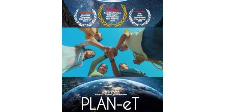 Lomharsh’s Planet Wins Best Short Film Fiction Award at 17th JIFF: A Powerful Call to Action on Climate Change