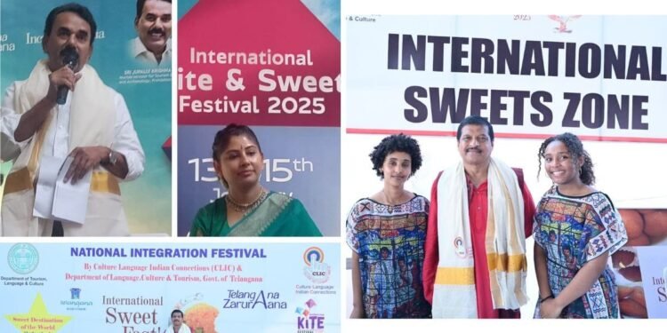 Unity in Diversity at the International Sweet Festival organised by Telangana Govt