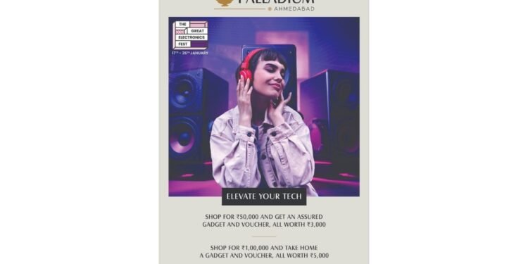 The Great Electronic Fest at Palladium Ahmedabad: Unmissable Offers on Premium Electronic Brands till 26th January 2025