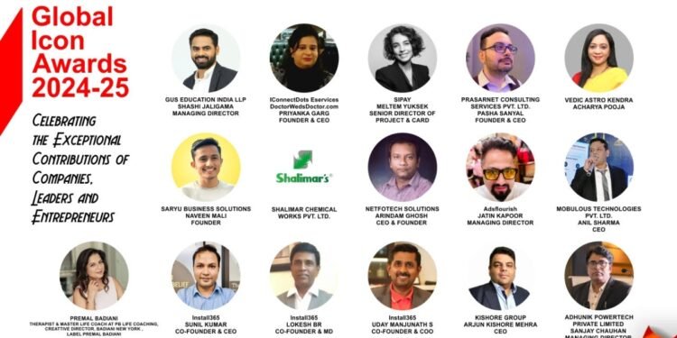 Global Icon Awards 2024-25 Celebrating the Exceptional Contributions of Companies, Leaders and Entrepreneurs