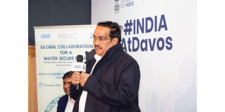 CR Patil Presents PM Modi’s Vision On Water Revolution And Water Management At World Economic Forum In Davos