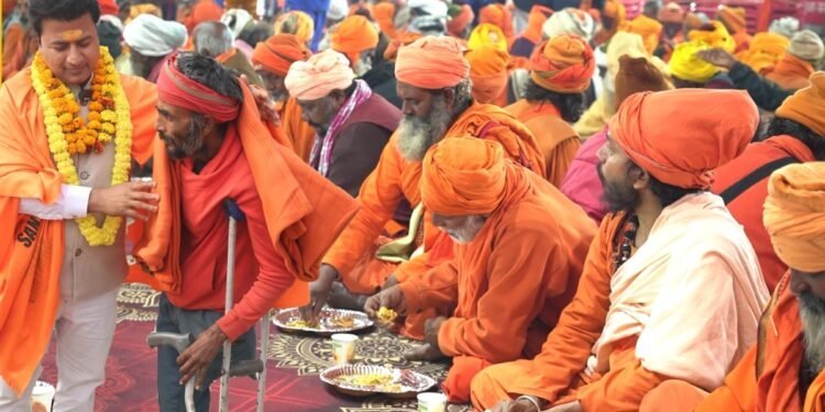 Narayan Seva Sansthan’s Mauni Amavasya Initiative: Bhandara, Blanket and Limb Distribution