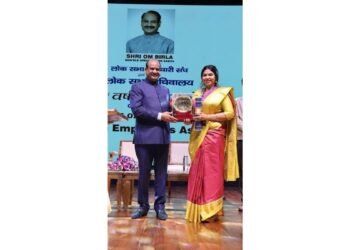 Dr. Sohini Sastri, Renowned Astrologer from Kolkata, Felicitated in the Parliament of India