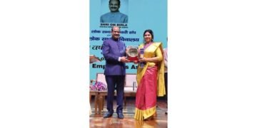 Dr. Sohini Sastri, Renowned Astrologer from Kolkata, Felicitated in the Parliament of India
