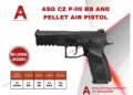 Airsoft Gun India Redefines Shooting Sports with ASG CZ P-09 CO2 Air Pistol