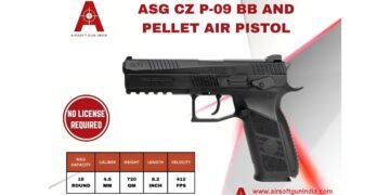 Airsoft Gun India Redefines Shooting Sports with ASG CZ P-09 CO2 Air Pistol