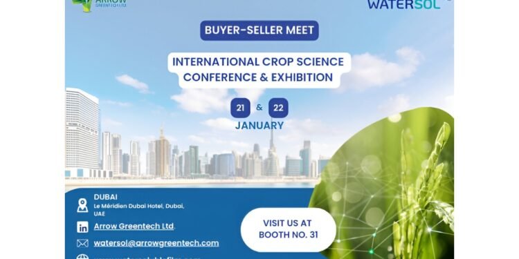 Arrow Greentech Ltd. to Showcase Water-Soluble Film Packaging at ICSCE 2025 on Jan 21-22