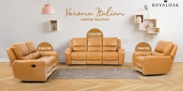 Royaloak Furniture Unveils the Verona Italian Leather Recliner Set – A Touch of Italian Elegance for Your Home
