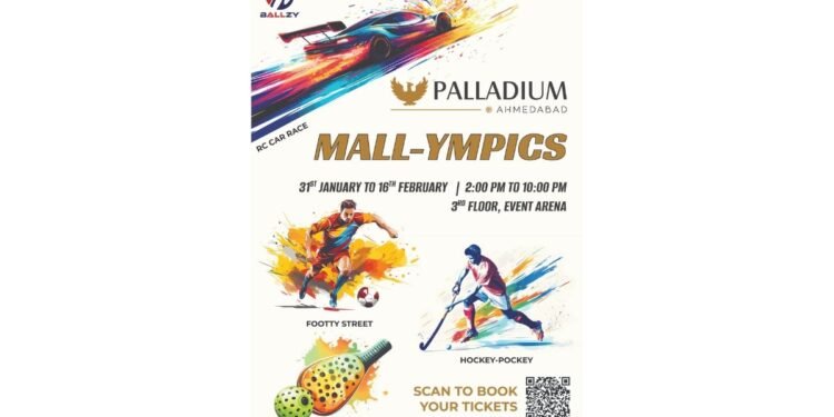 Palladium Ahmedabad Presents MALL-YMPICS – A Thrilling Sports and Gaming Event with BALLZY