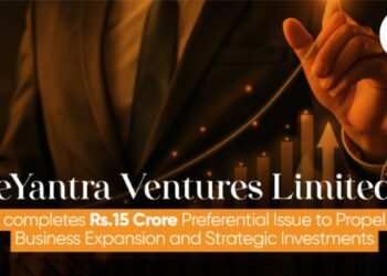 eYantra Ventures raises Rs. 15 Crore through preferential issue; eyes global expansion
