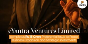 eYantra Ventures raises Rs. 15 Crore through preferential issue; eyes global expansion