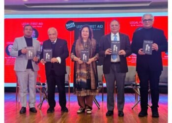 Legal Expert Sunil Kumar Pathak’s book Legal First Aid released at India International Centre