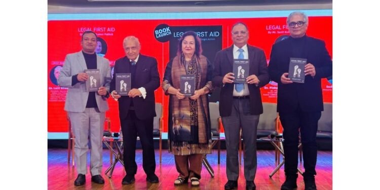 Legal Expert Sunil Kumar Pathak’s book Legal First Aid released at India International Centre