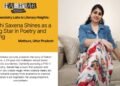 From Chemistry Labs to Literary Heights: Sakshi Saxena Shines as a Rising Star in Poetry and Writing