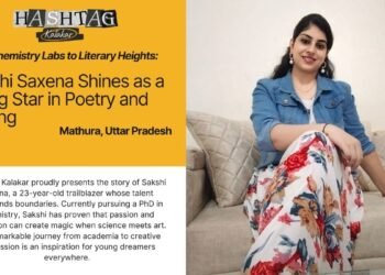 From Chemistry Labs to Literary Heights: Sakshi Saxena Shines as a Rising Star in Poetry and Writing