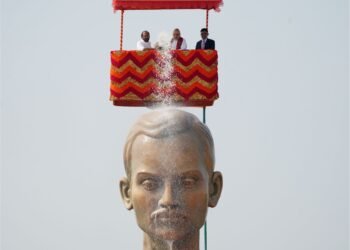 Grand Mahamastakabhishek of World’s Tallest Idol of Shrimad Rajchandraji by Hon. Home Minister Amit Shah