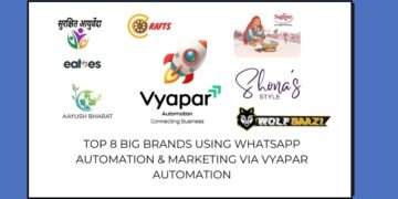 Top 8 Big Brands Using WhatsApp Automation and Marketing via Vyapar Automation