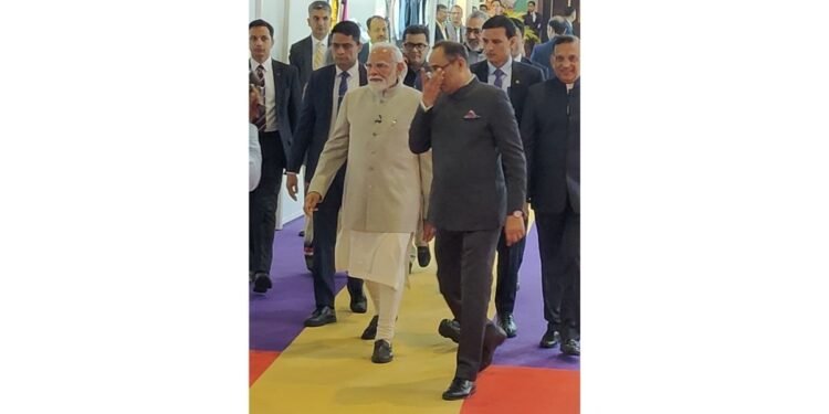 PM Modi interacts with Brands of India participants at Bharat Tex 2025, sets 3X by 2030 target for the sector