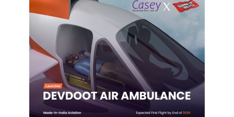 Casey Aviation India announces DevDoot Air Ambulance, expected first flight by end of 2026