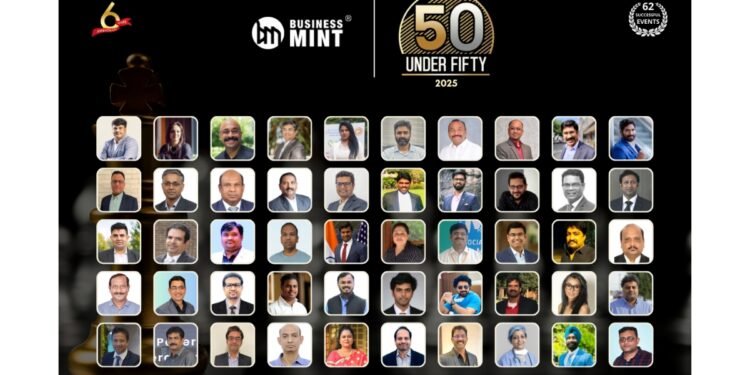 Business Mint Announces 50 Under 50 – 2025: Honouring Leaders Redefining Excellence