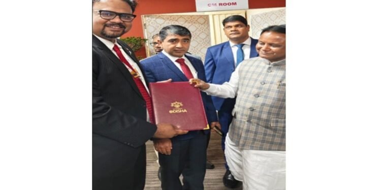 Signing Of MOU By United Petro Shipping Pte Ltd And Sadhav Shipping Limited With Government Of Odisha