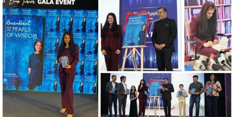 Dr. Anisha Patel’s Book ‘BranDent – 32 Pearls of Wisdom’ Launched by Chetan Bhagat at the Book Turner Gala