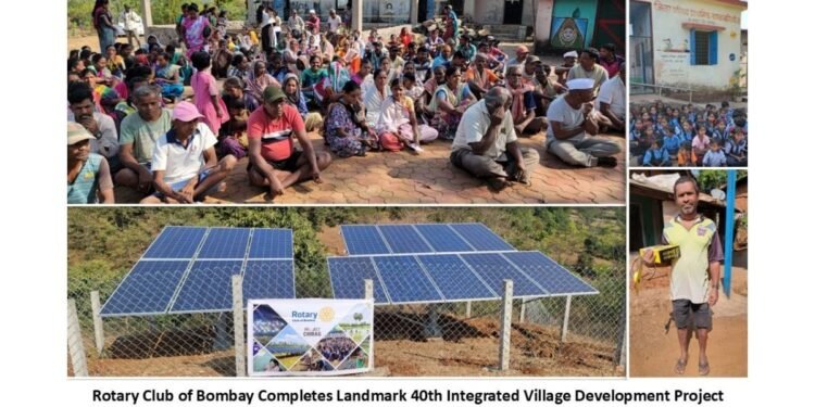 Rotary Club of Bombay Marks 40th Village Development Milestone, Impacting 13,000 Plus Lives