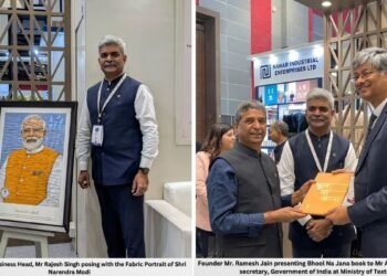 Rishab World Unveils Latest Textile Innovations at Bharat Tex 2025