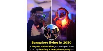 Peak Bengaluru Feb 2050. Futuristic launch for a Futuristic store. 1st time in India