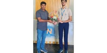 NARAYANA CO – KAVERI BHAVAN student Kushagra Gupta Karnataka State topper in JEE Mains