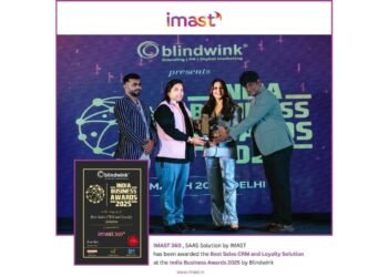IMAST 360 Wins Best Sales CRM and Loyalty Solution at India Business Awards 2025