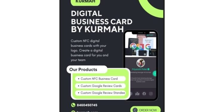 Kurmah revolutionizes networking with its NFC digital business cards