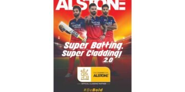 Alstone-Premium Exterior Cladding reunites with Royal Challengers Bengaluru as its Official cladding Partner